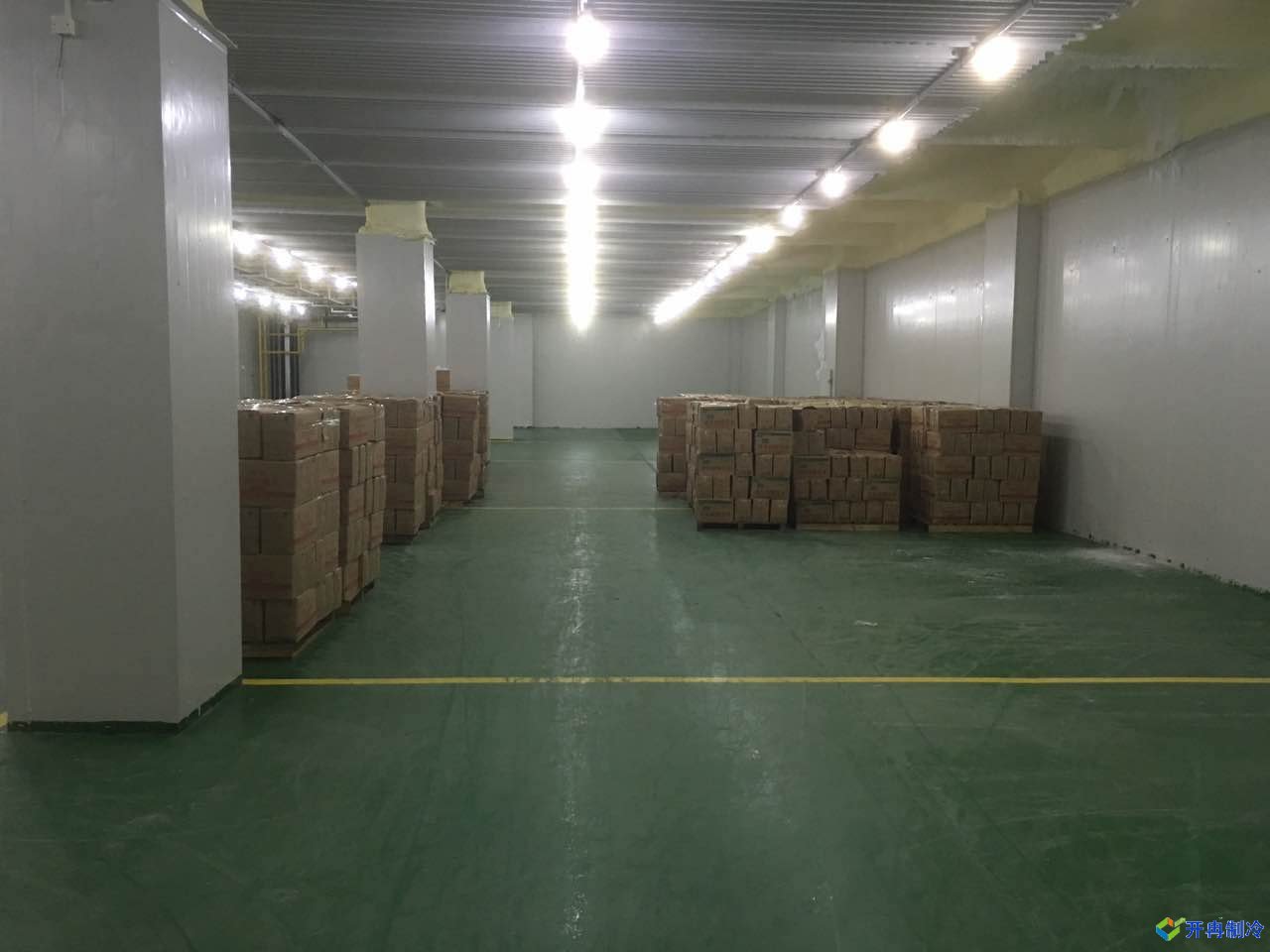 開(kāi)冉制冷為上海客戶建2000平冷藏庫(kù)外景圖